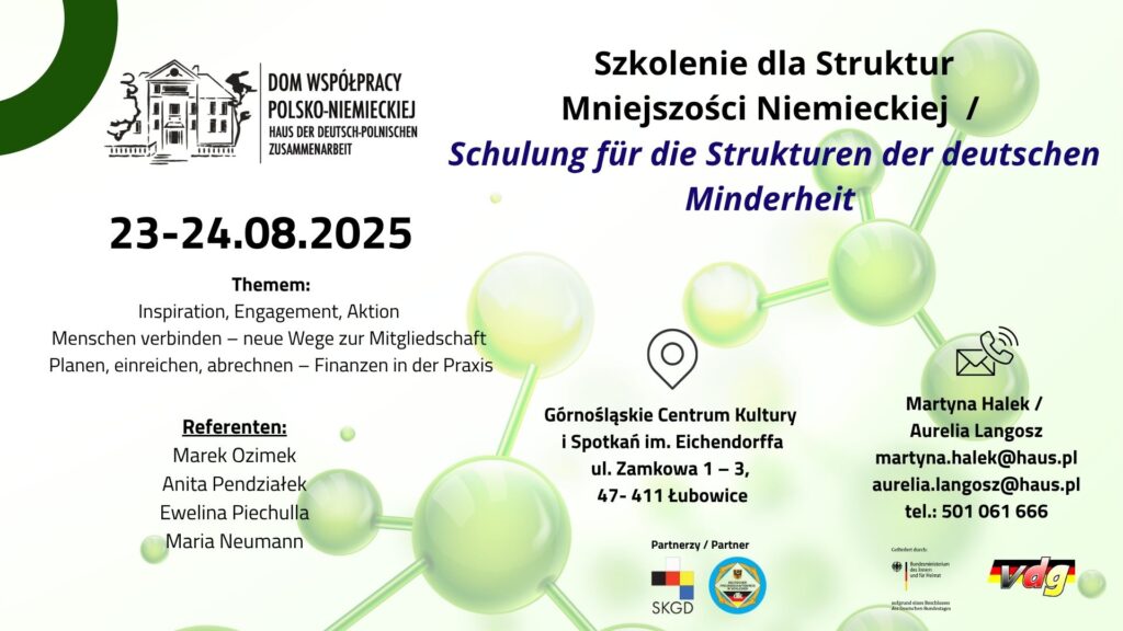 Schulung für Strukturen der Deutschen Minderheit