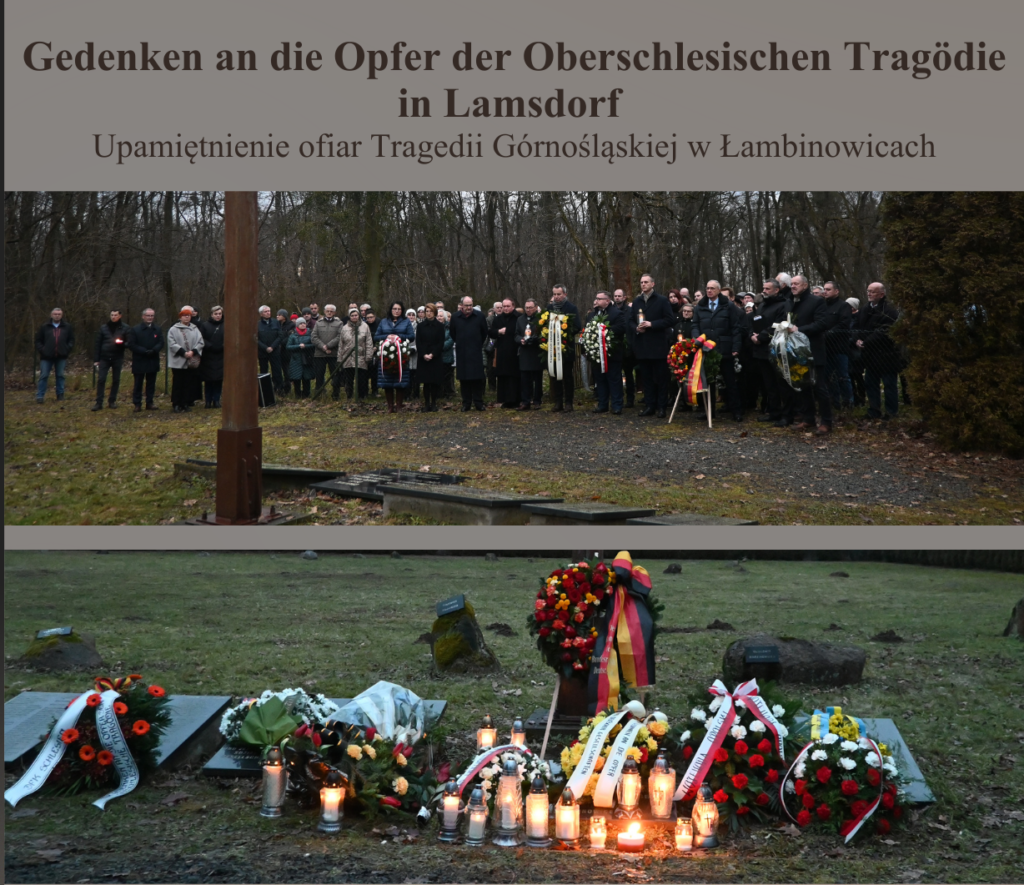 Upamiętnienie ofiar Tragedii Górnośląskiej w Łambinowicach